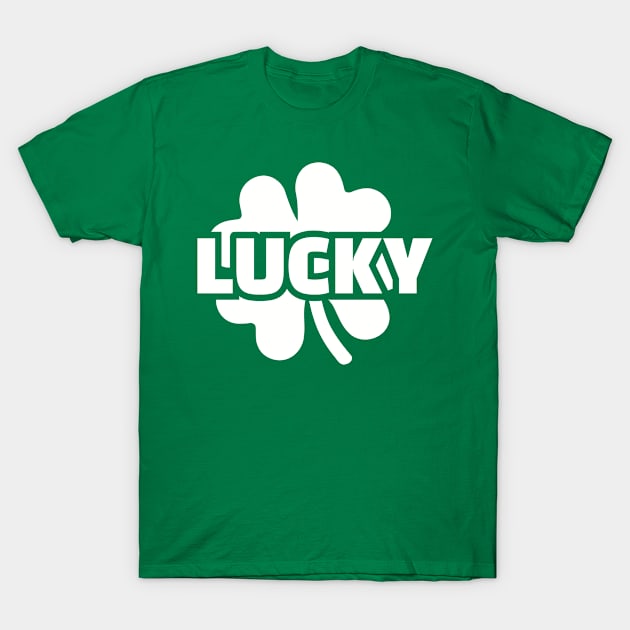 Shamrock Lucky T-Shirt by Designzz